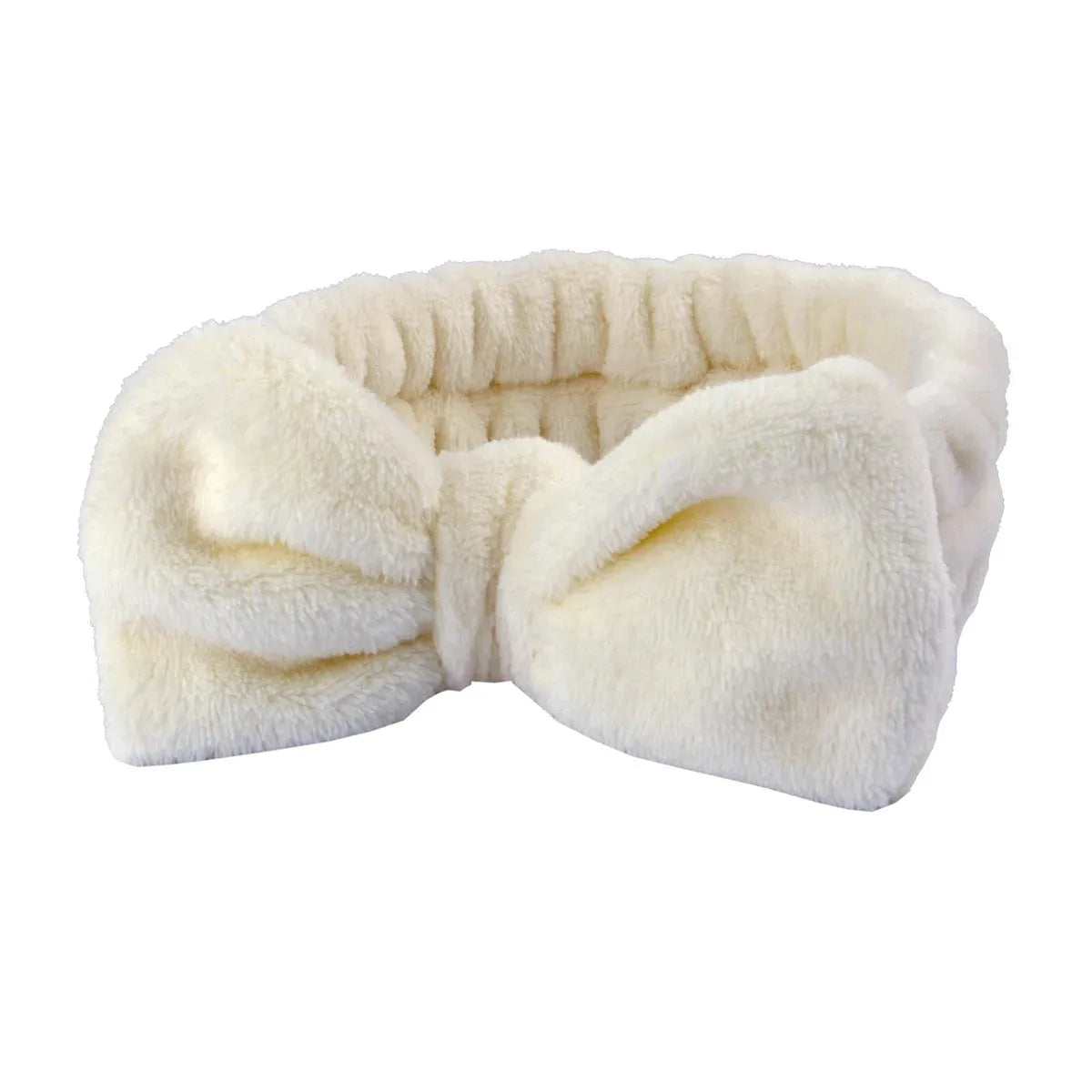 Bow Headband Wristband Set Towel Elastic Soft Washing Face Shower Make Up Yoga Sports Skincare Headband For Women Girls