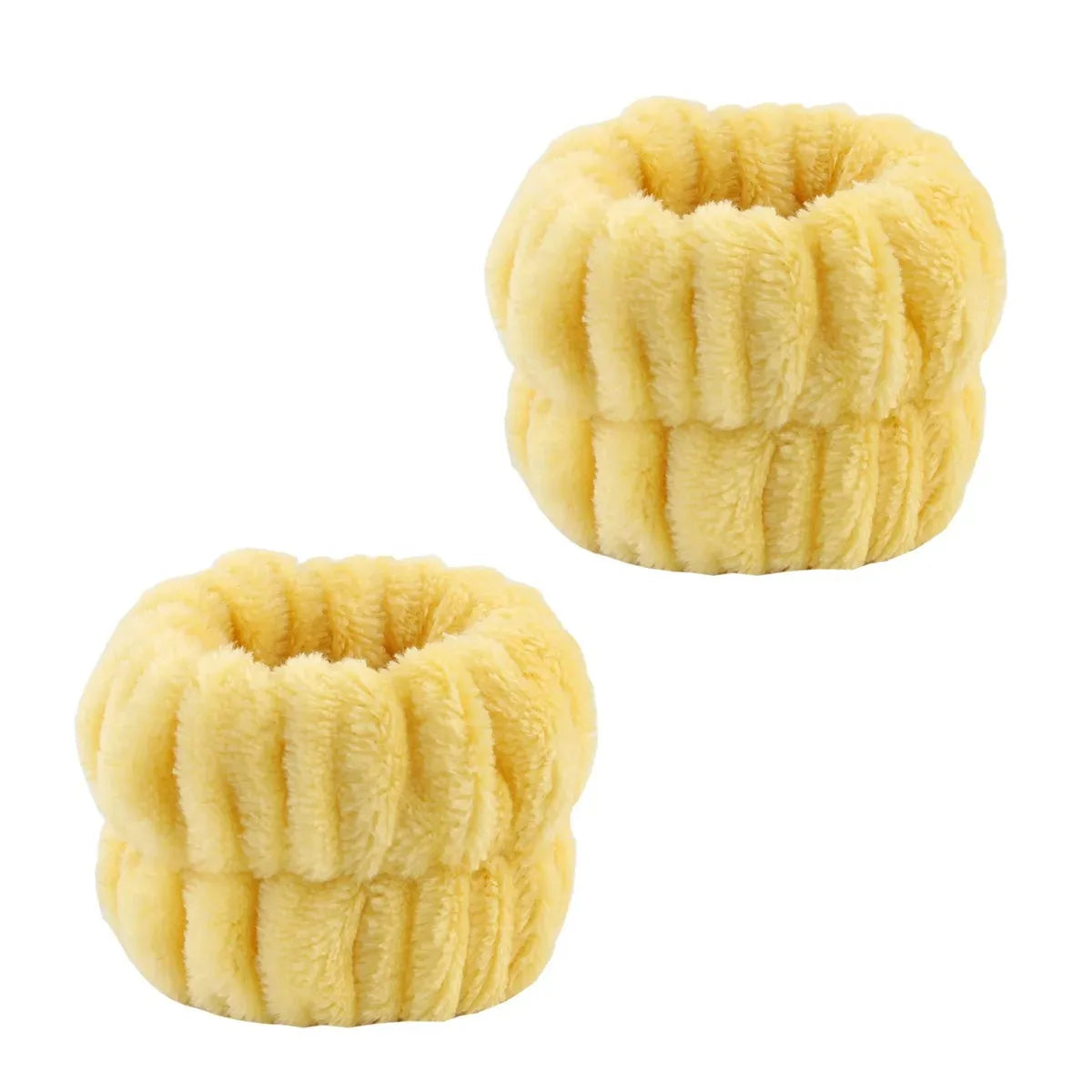 Bow Headband Wristband Set Towel Elastic Soft Washing Face Shower Make Up Yoga Sports Skincare Headband For Women Girls