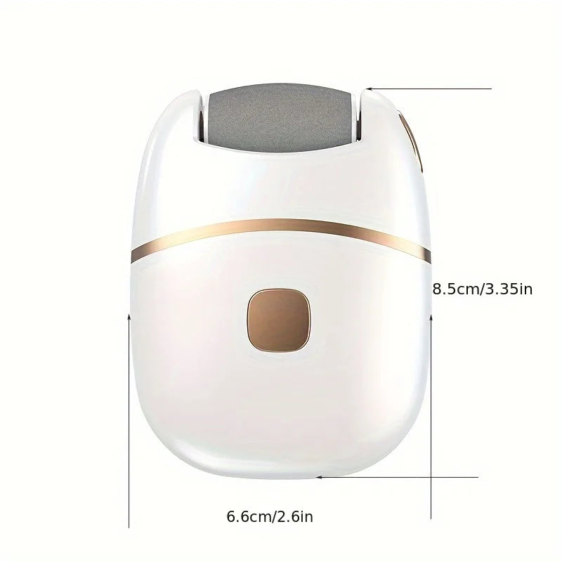 Rechargeable electric foot grinder - thick leather polishing, gentle exfoliation, painless calluses removal, portable, suitable
