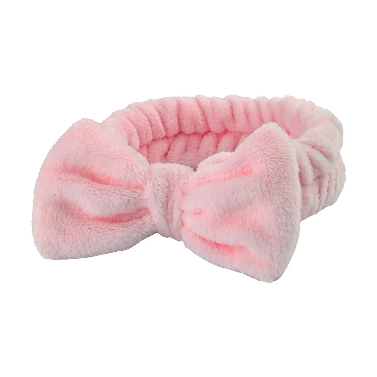 Bow Headband Wristband Set Towel Elastic Soft Washing Face Shower Make Up Yoga Sports Skincare Headband For Women Girls