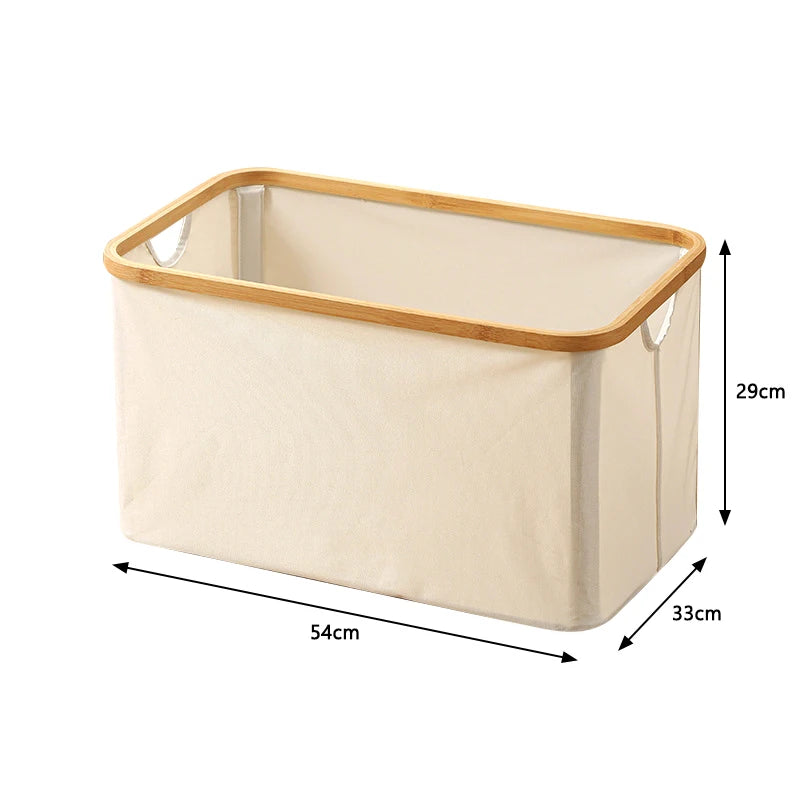 Foldable Dirty Clothes Basket With Lid Oxford Cloth Home Storage Basket For Dirty Clothes Toys Bathroom Laundry Basket