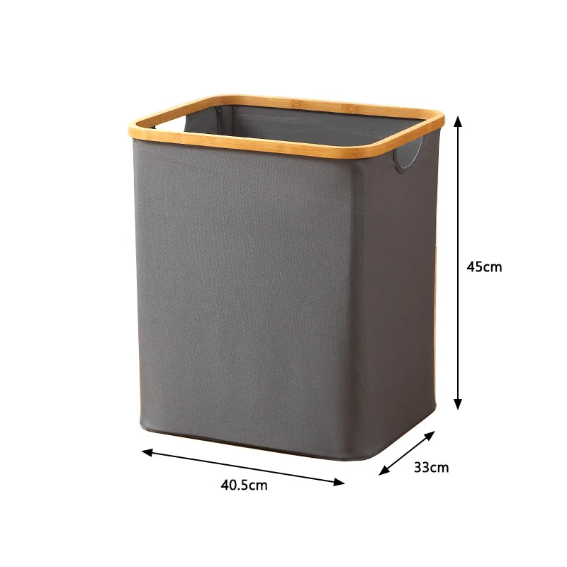 Foldable Dirty Clothes Basket With Lid Oxford Cloth Home Storage Basket For Dirty Clothes Toys Bathroom Laundry Basket