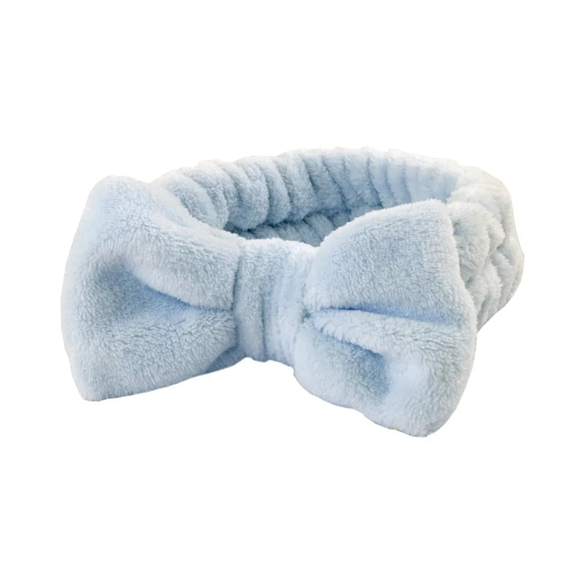 Bow Headband Wristband Set Towel Elastic Soft Washing Face Shower Make Up Yoga Sports Skincare Headband For Women Girls