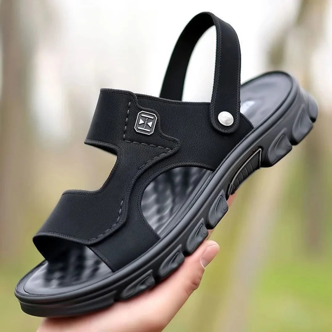 High Quality Men's Sandals and Slippers Are Integrated for Outdoor Driving Thick Bottom Anti Slip and Waterproof Men Shoes