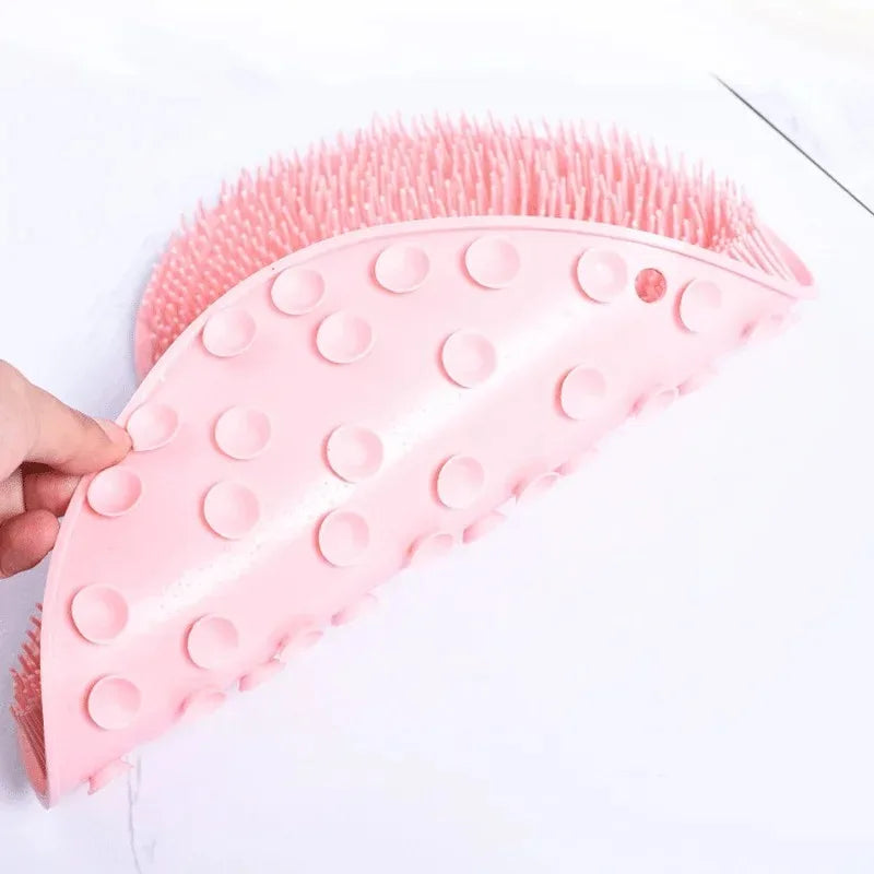 Foot Scrubbing Pad Bathroom Bath Brush Multifunctional Scrubbing Foot Massage Pad Non-slip Foot Pad Silicone Bath Brush