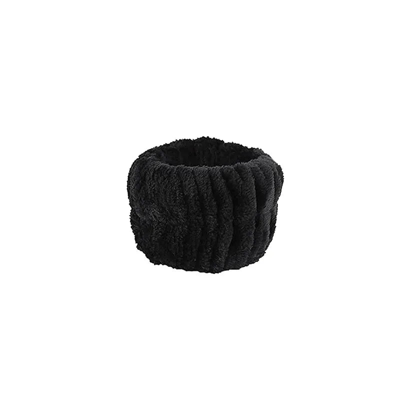 Bow Headband Wristband Set Towel Elastic Soft Washing Face Shower Make Up Yoga Sports Skincare Headband For Women Girls