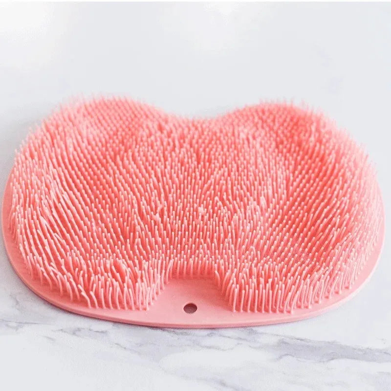 Foot Scrubbing Pad Bathroom Bath Brush Multifunctional Scrubbing Foot Massage Pad Non-slip Foot Pad Silicone Bath Brush