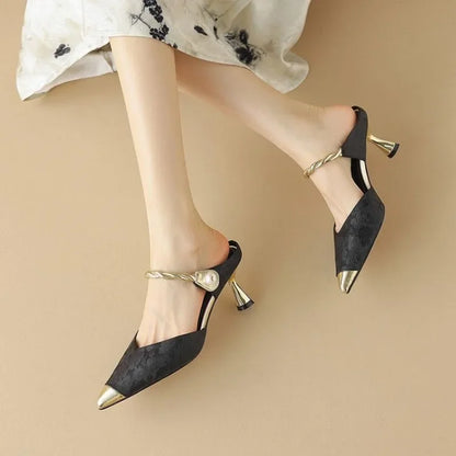 Women's Slippers and Ladies Sandals Slip-resistant Shoes Height 2024 Luxury New Fashion Comfortable Elegan Slides H Sandal 39