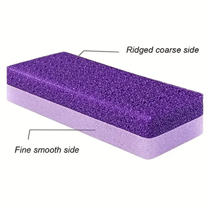 2PCS Foot Pumice Stone Foot File Callus Dead Skin Remover Foot Heel Scrubber Smooth Feet In Seconds Pedicure Exfoliator Tool
