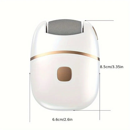Rechargeable electric foot grinder - thick leather polishing, gentle exfoliation, painless calluses removal, portable, suitable
