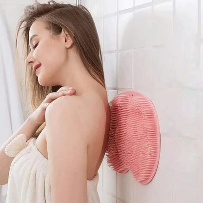 Foot Scrubbing Pad Bathroom Bath Brush Multifunctional Scrubbing Foot Massage Pad Non-slip Foot Pad Silicone Bath Brush