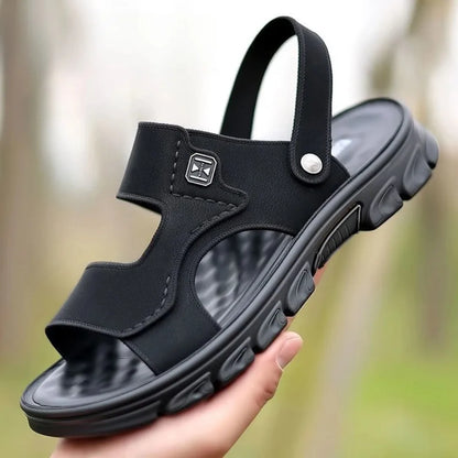 High Quality Men's Sandals and Slippers Are Integrated for Outdoor Driving Thick Bottom Anti Slip and Waterproof Men Shoes