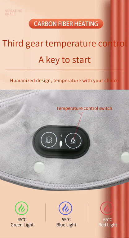 Electric Heating shoulder Neck Pad Massager USB Cervical Brace Wrap Thermal Compress Relieve Pain Fatigue Warm Back Brace Tool