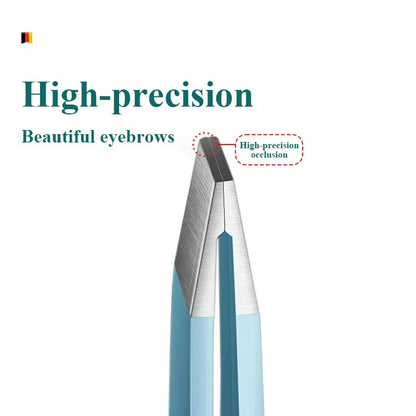 4Pcs High-Quality Eyebrow Tweezer Colorful Hair Beauty Fine Hairs Puller Stainless Steel Slanted Brow Clips Removal Makeup Tools