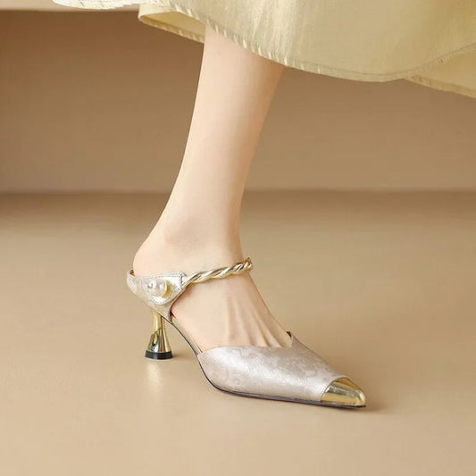 Women's Slippers and Ladies Sandals Slip-resistant Shoes Height 2024 Luxury New Fashion Comfortable Elegan Slides H Sandal 39