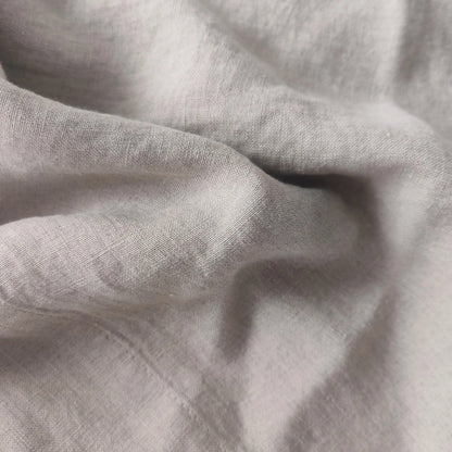 Bed Linen Bedding Set 100% Linen Duvet Cover Set Solid Color Dark Grey Bed Quilt Cover Comforter Cover Fitted Sheet Pillowcases