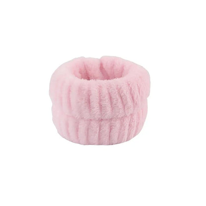 Bow Headband Wristband Set Towel Elastic Soft Washing Face Shower Make Up Yoga Sports Skincare Headband For Women Girls